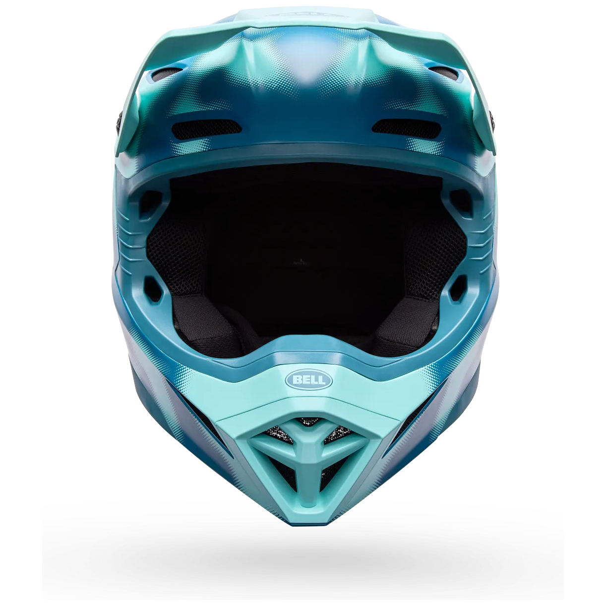 Bell MX-10 MIPS Camo ECE 22.06 Blue Camo motocross helmet, front view