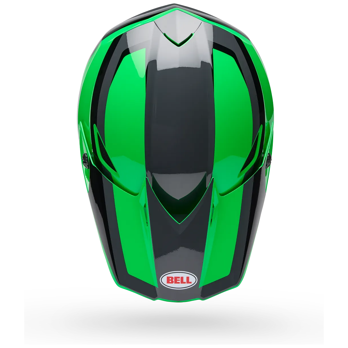 Bell MX-10 MIPS Dyno Youth ECE 22.06 Green / Grey motocross helmet, interior lining view