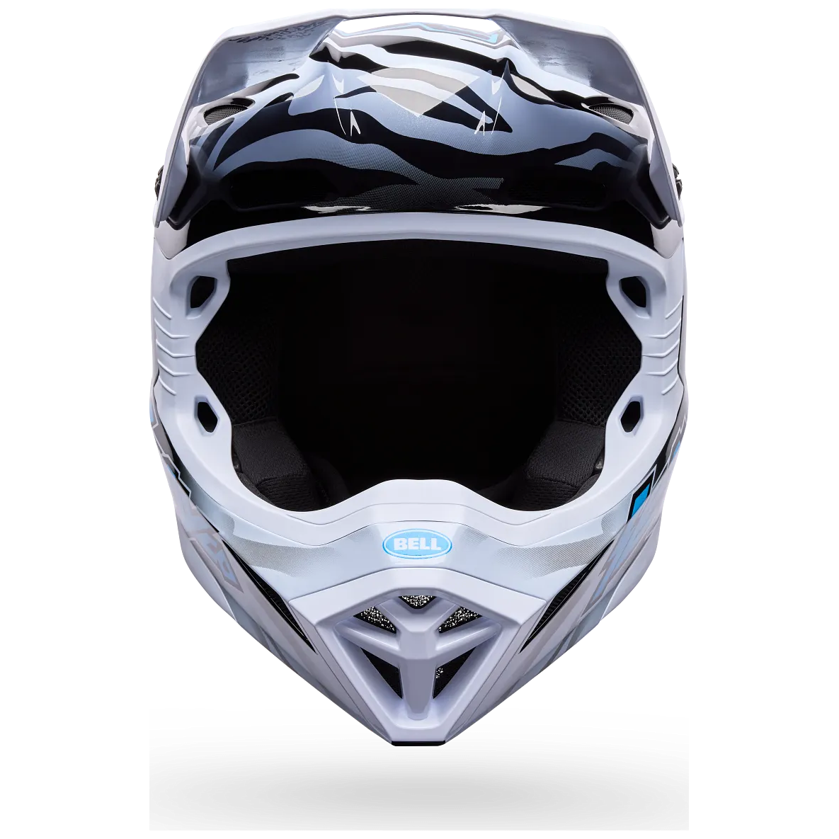 Bell MX-10 MIPS Slayco LE ECE 22.06 Black motocross helmet, front view
