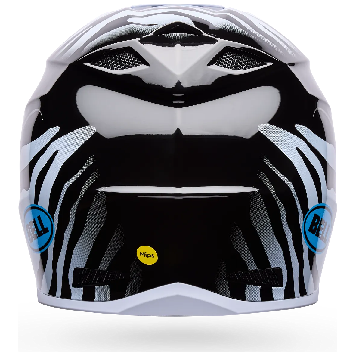 Bell MX-10 MIPS Slayco LE ECE 22.06 Black motocross helmet, rear view