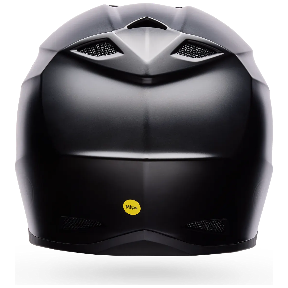 Bell MX-10 MIPS Solid ECE 22.06 Matt Black motocross helmet, rear view