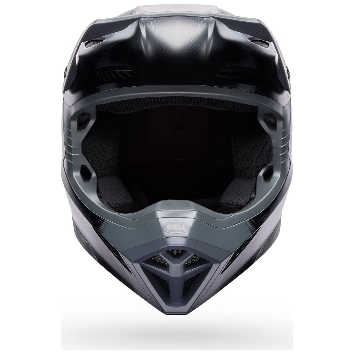 Bell MX-10 MIPS Youth ECE 22.06 Black Camo motocross helmet, front view