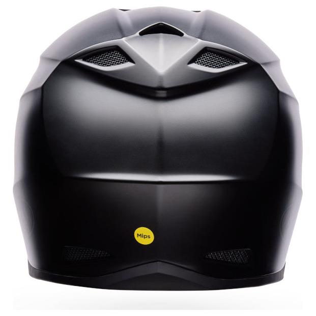 Bell MX-10 MIPS Youth Solid ECE 22.06 Matt Black motocross helmet, front view