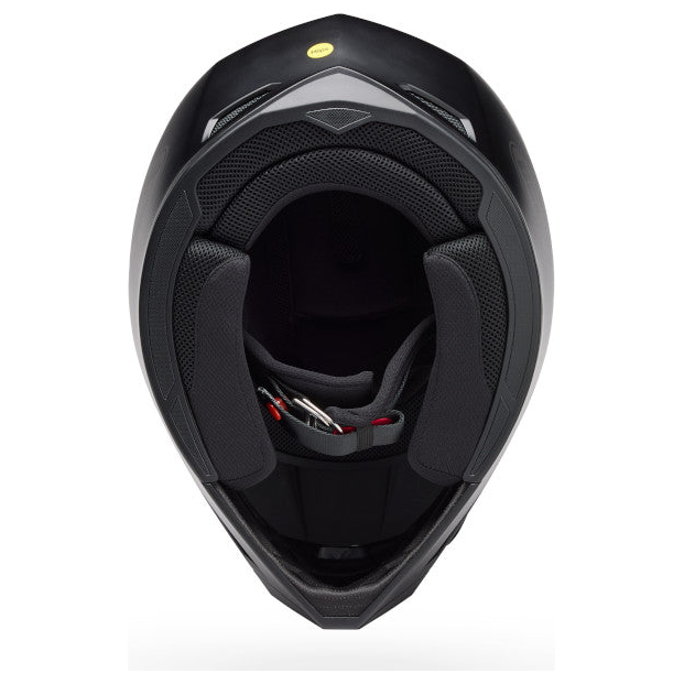 Bell MX-10 MIPS Youth Solid ECE 22.06 Matt Black motocross helmet, interior lining view