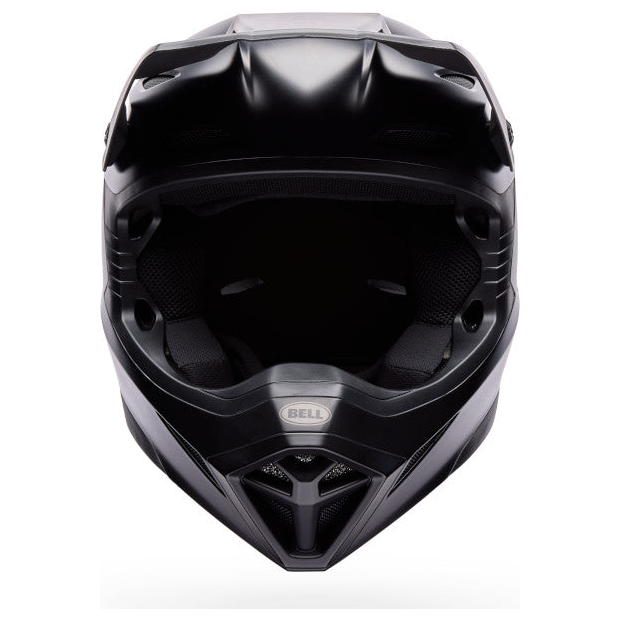 Bell MX-10 MIPS Youth Solid ECE 22.06 Matt Black motocross helmet, rear view