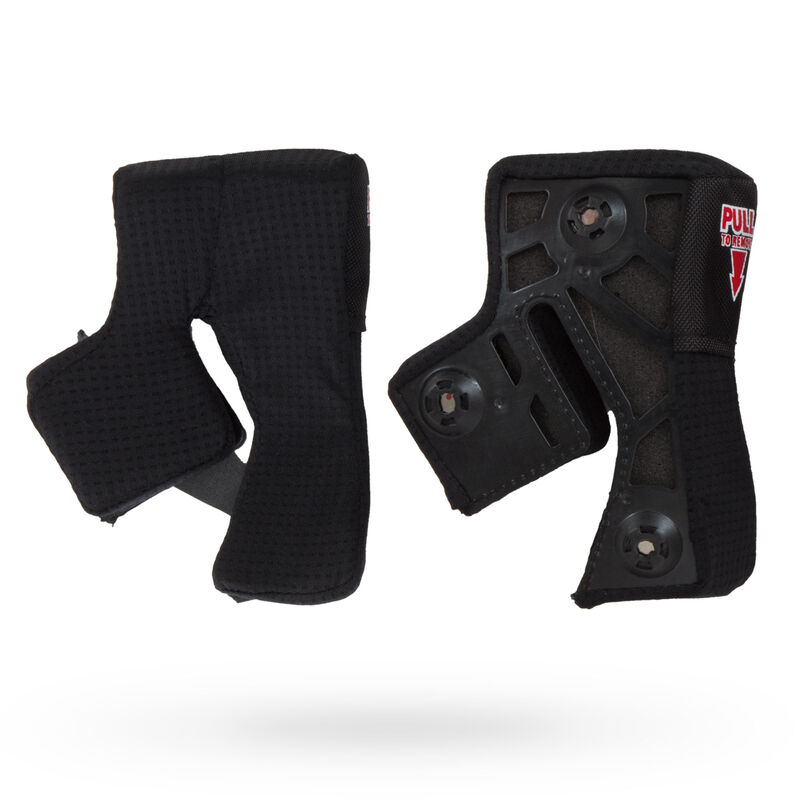 Bell Pro / Race Star Virus Single Density Cheek Pads Black  - FREE UK Shipping, FREE 365 Day Returns | Moto Central