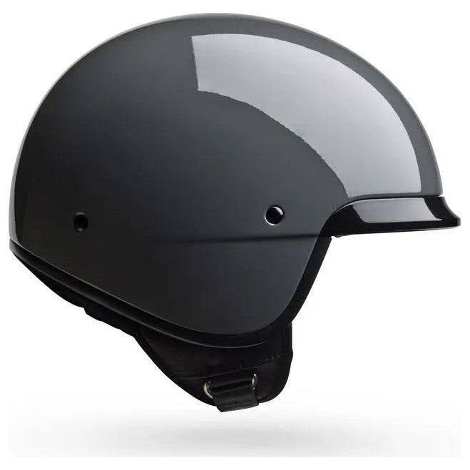 Bell Scout Air Solid Nardo Grey open-face motorcycle helmet, left-side profile