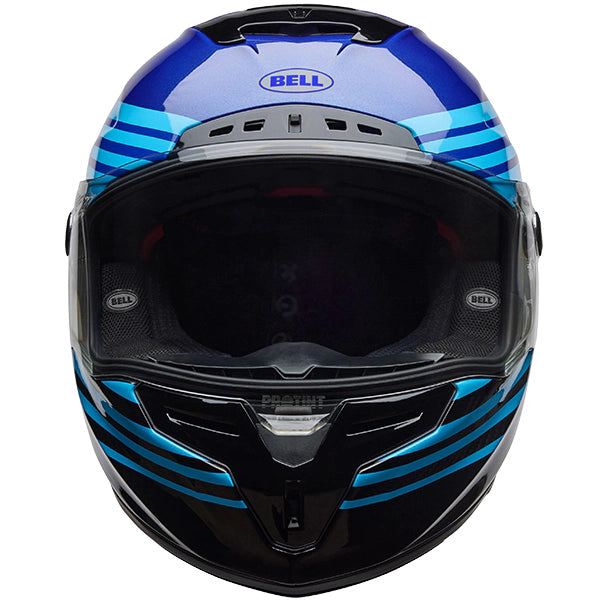 Bell Race Star DLX Flex Dash ECE 22.06 Gloss Blue / Black  - FREE UK Shipping, FREE 365 Day Returns | Moto Central