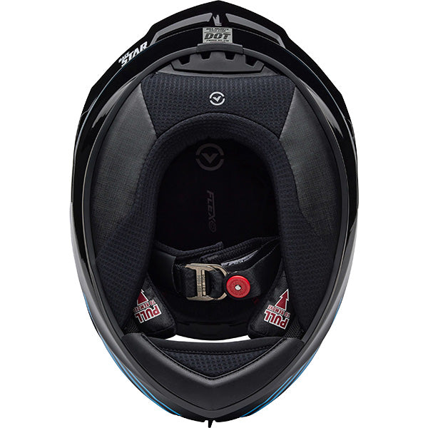 Bell Race Star DLX Flex Dash ECE 22.06 Gloss Blue / Black  - FREE UK Shipping, FREE 365 Day Returns | Moto Central