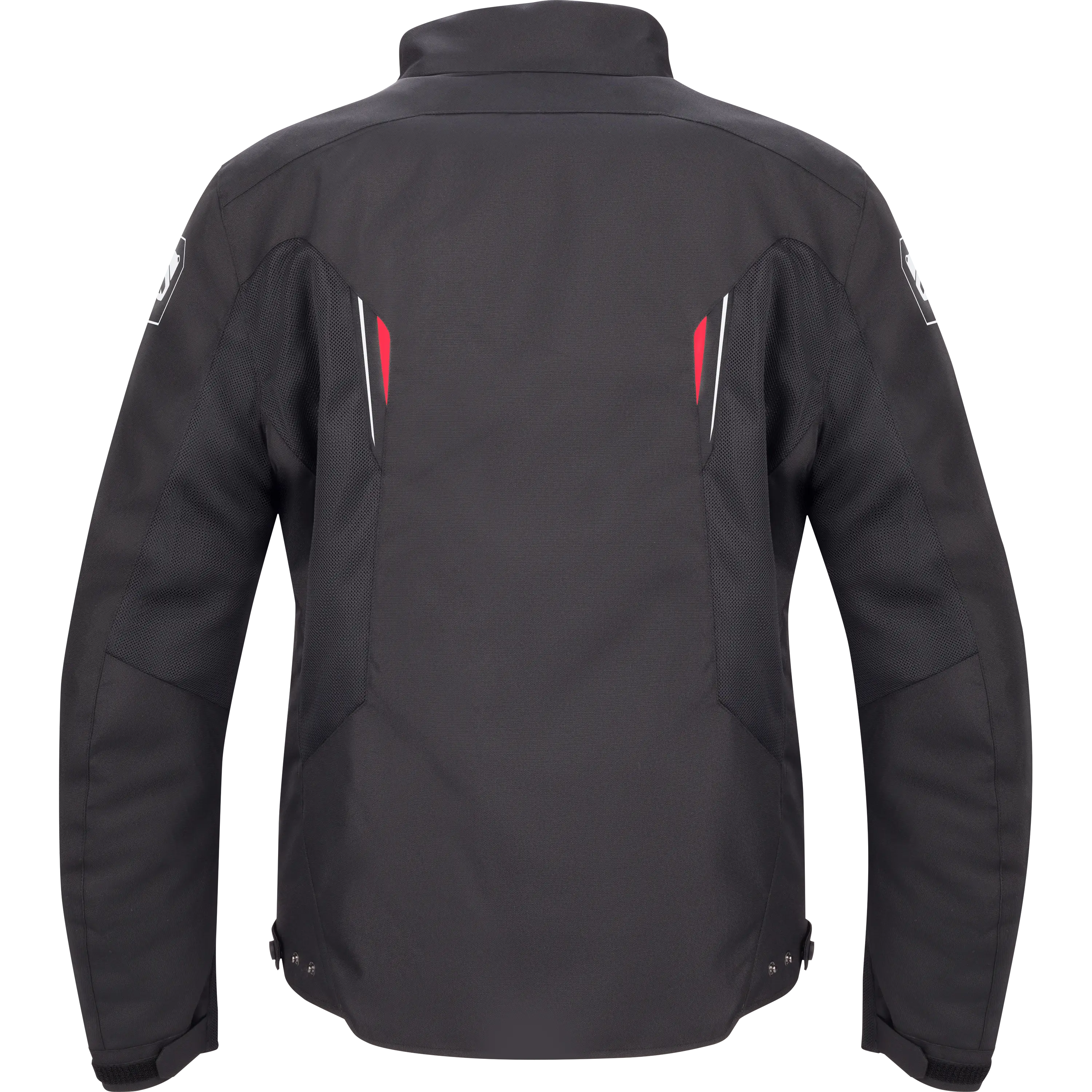 Bering Brazilia BTB2271 Black / Red textile jacket, rear view