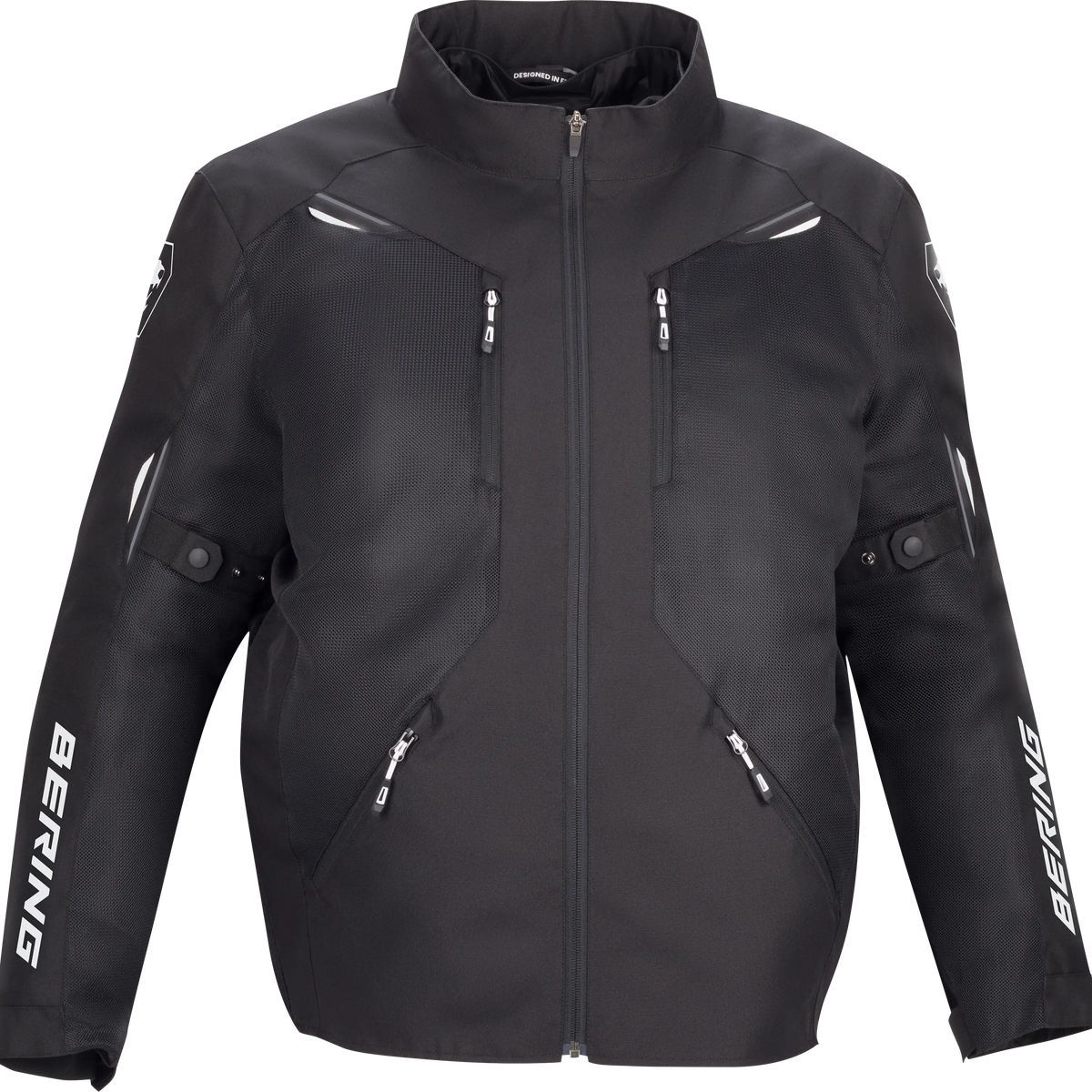 Bering Brazilia King Size BTB2289 Black / White textile jacket, front view