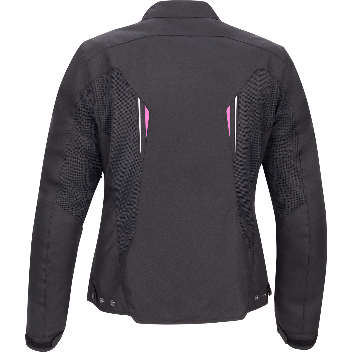 Bering Lady Brazilia BTB2306 Black / Fuchsia textile jacket, rear view