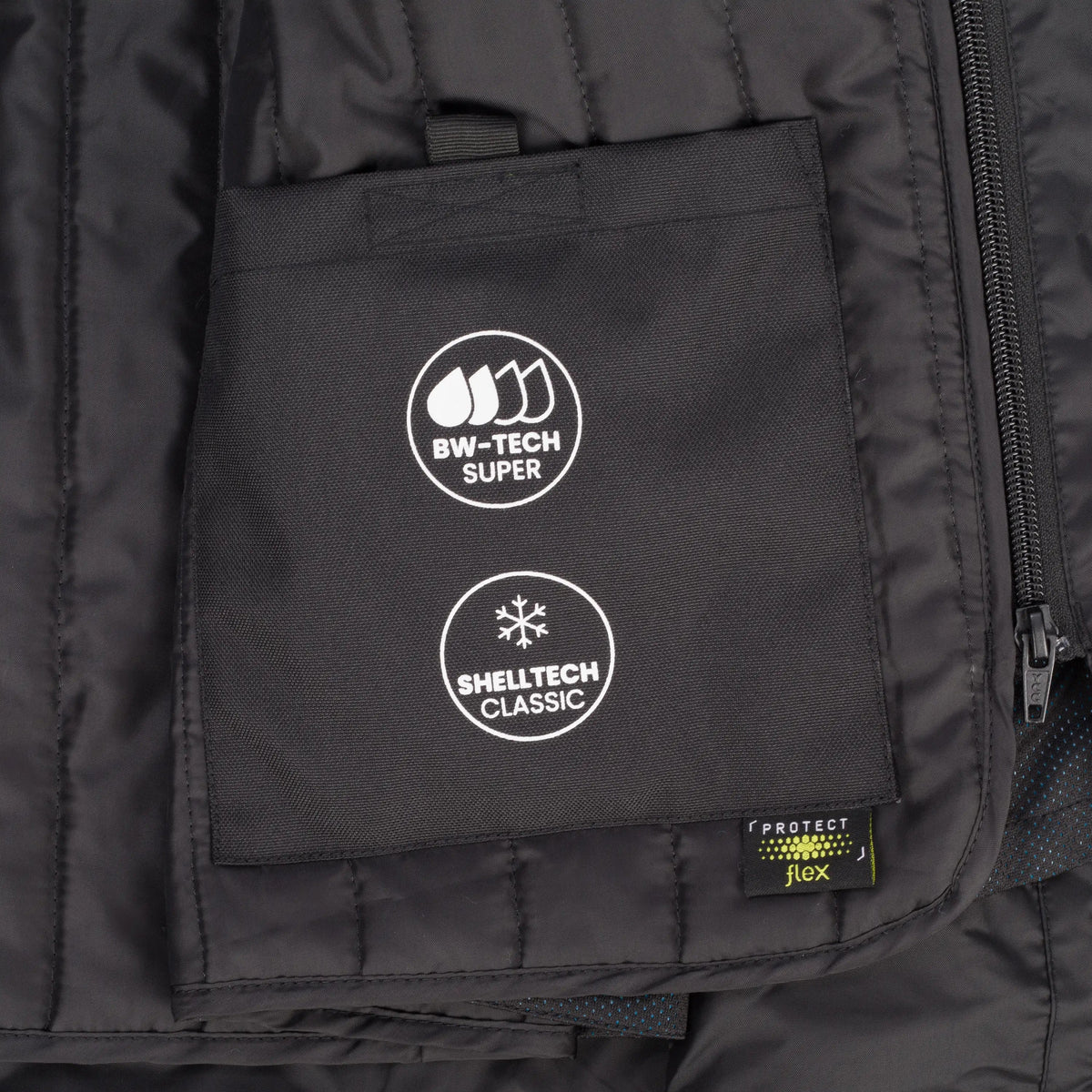 Bering Lady Brazilia BTB2306 jacket removable BWTECH and SHELLTECH lining detail