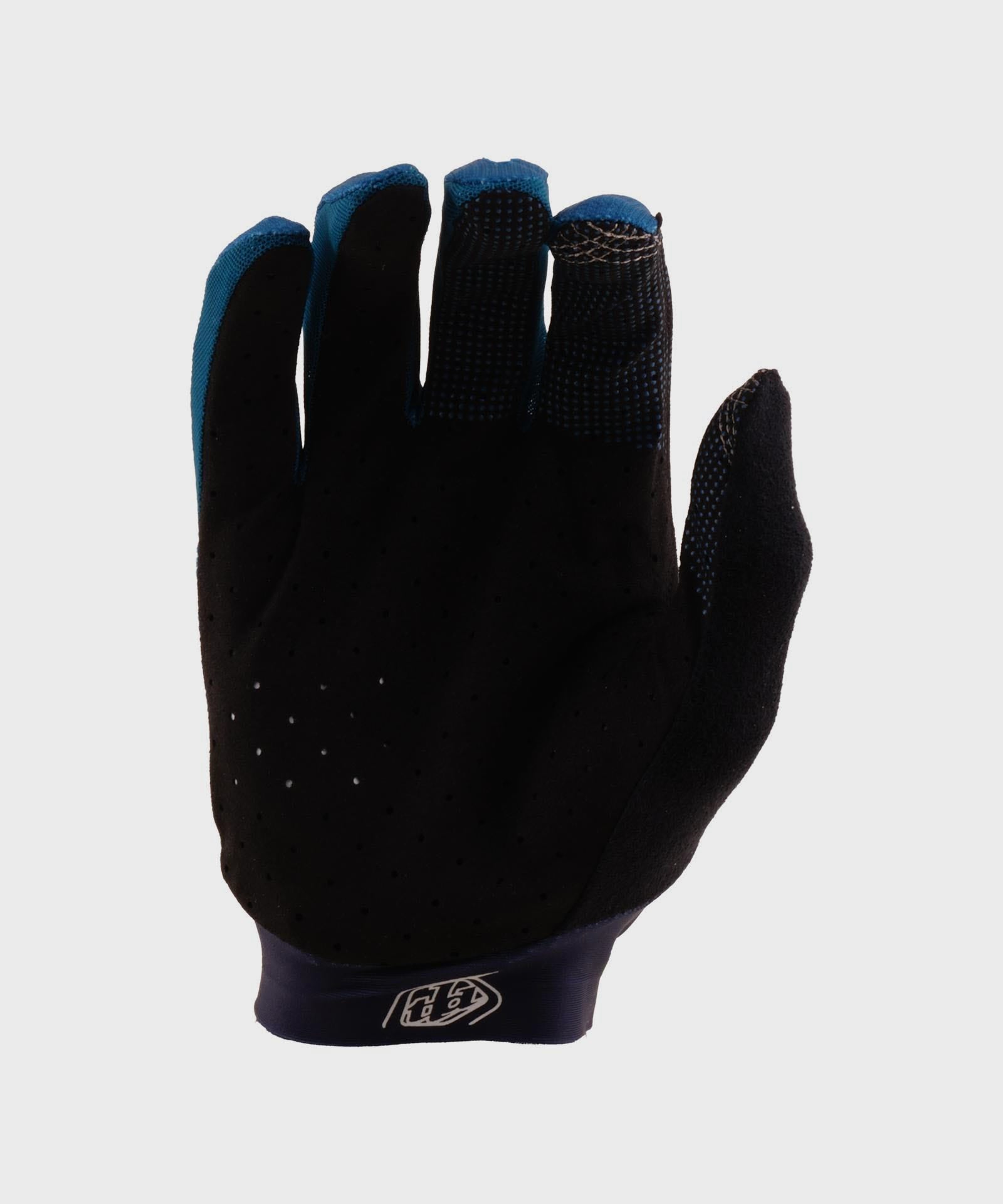 Troy Lee Designs Ace Cycle Gloves Solid Blue - FREE UK Shipping, FREE 365 Day Returns | Moto Central