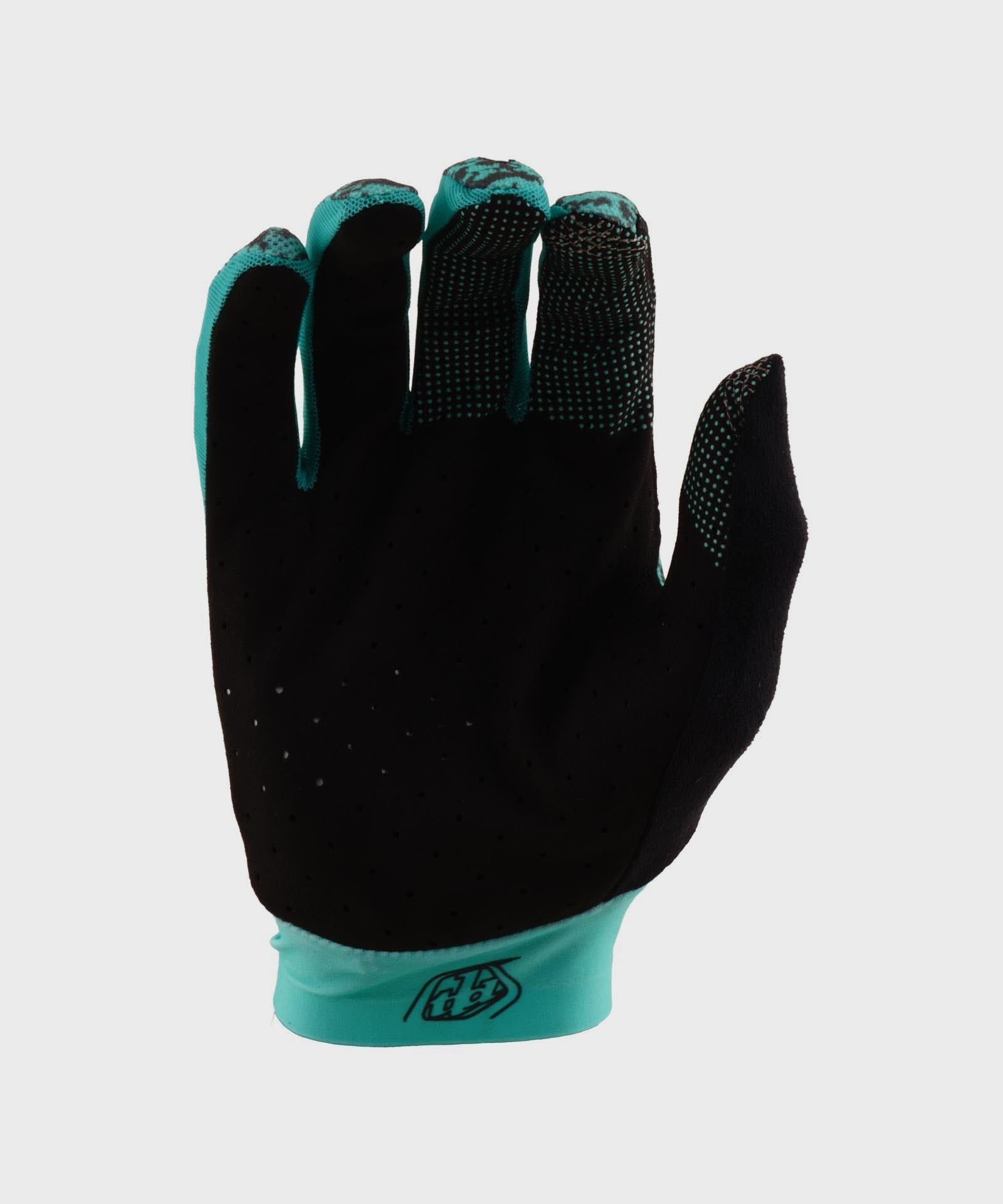 Troy Lee Designs Ace Cycle Gloves Terra Real Teal - FREE UK Shipping, FREE 365 Day Returns | Moto Central