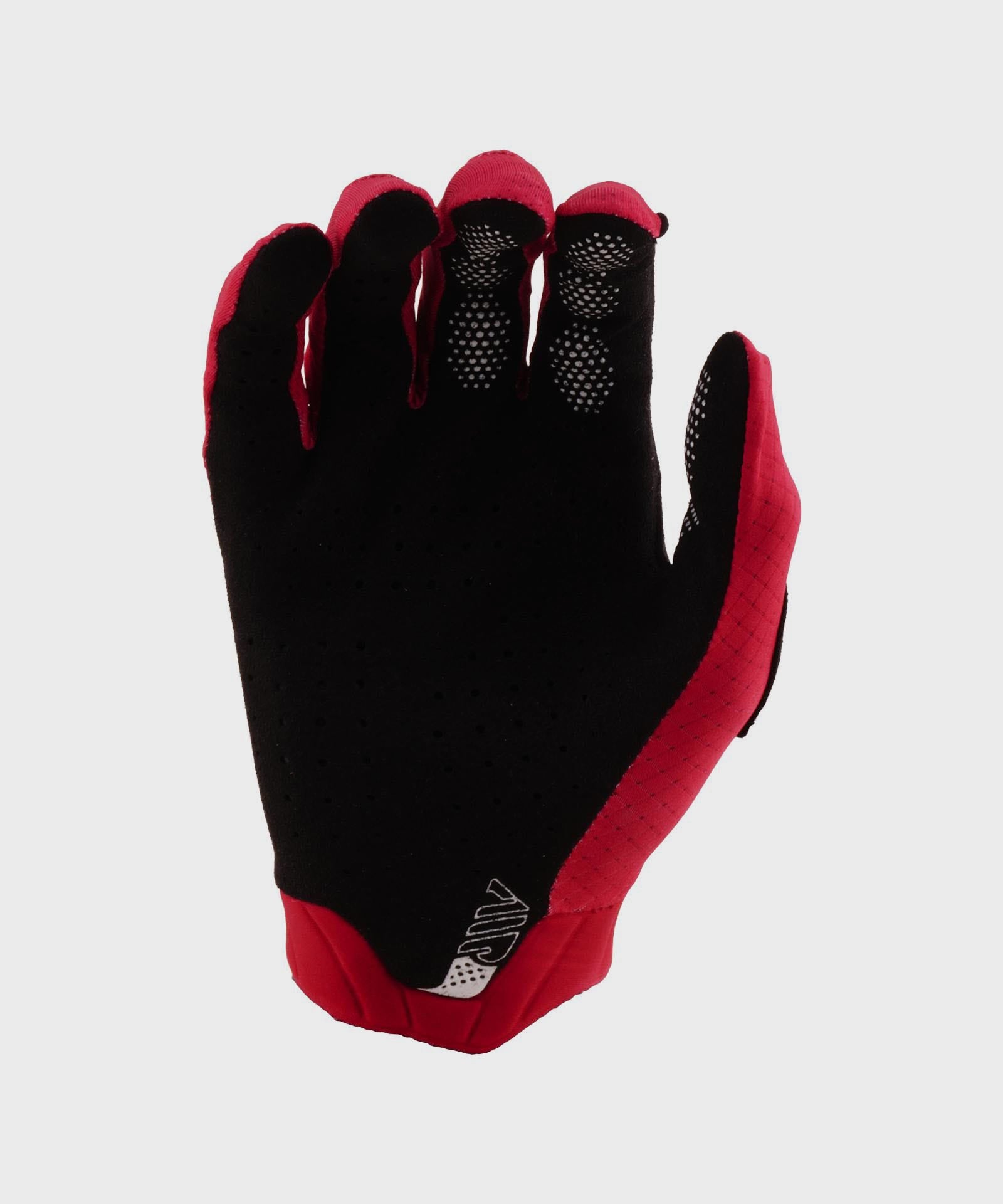 Troy Lee Designs Air Cycle Gloves Mono Scarlet - FREE UK Shipping, FREE 365 Day Returns | Moto Central