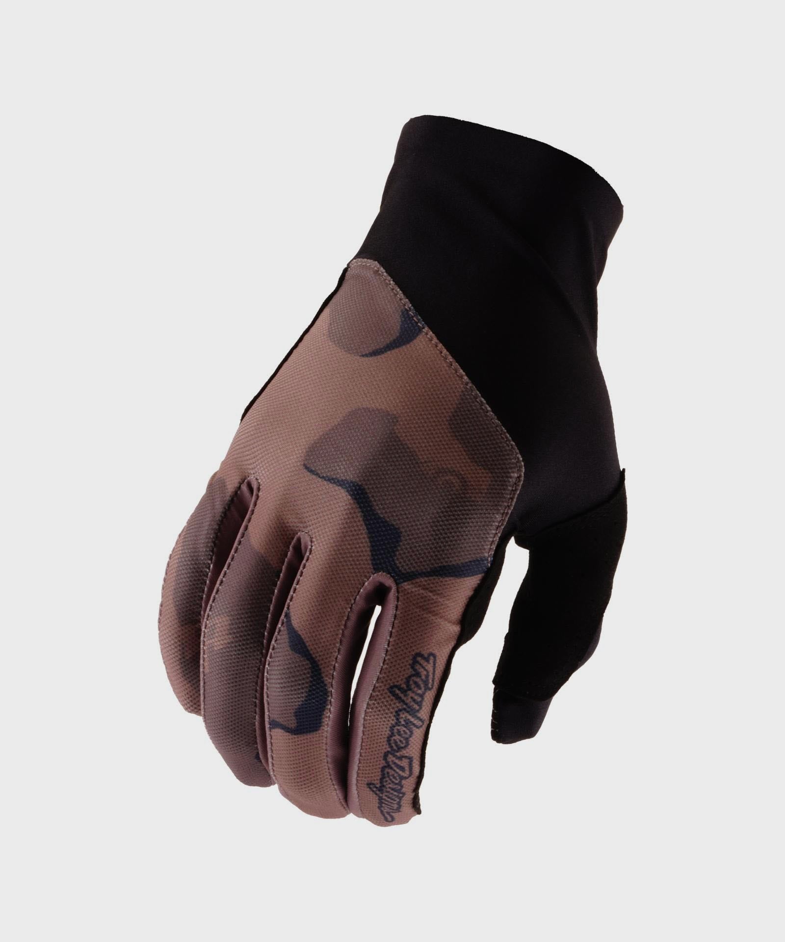 Troy Lee Designs Flowline Cycle Gloves Flow Camo Sienna - FREE UK Shipping, FREE 365 Day Returns | Moto Central