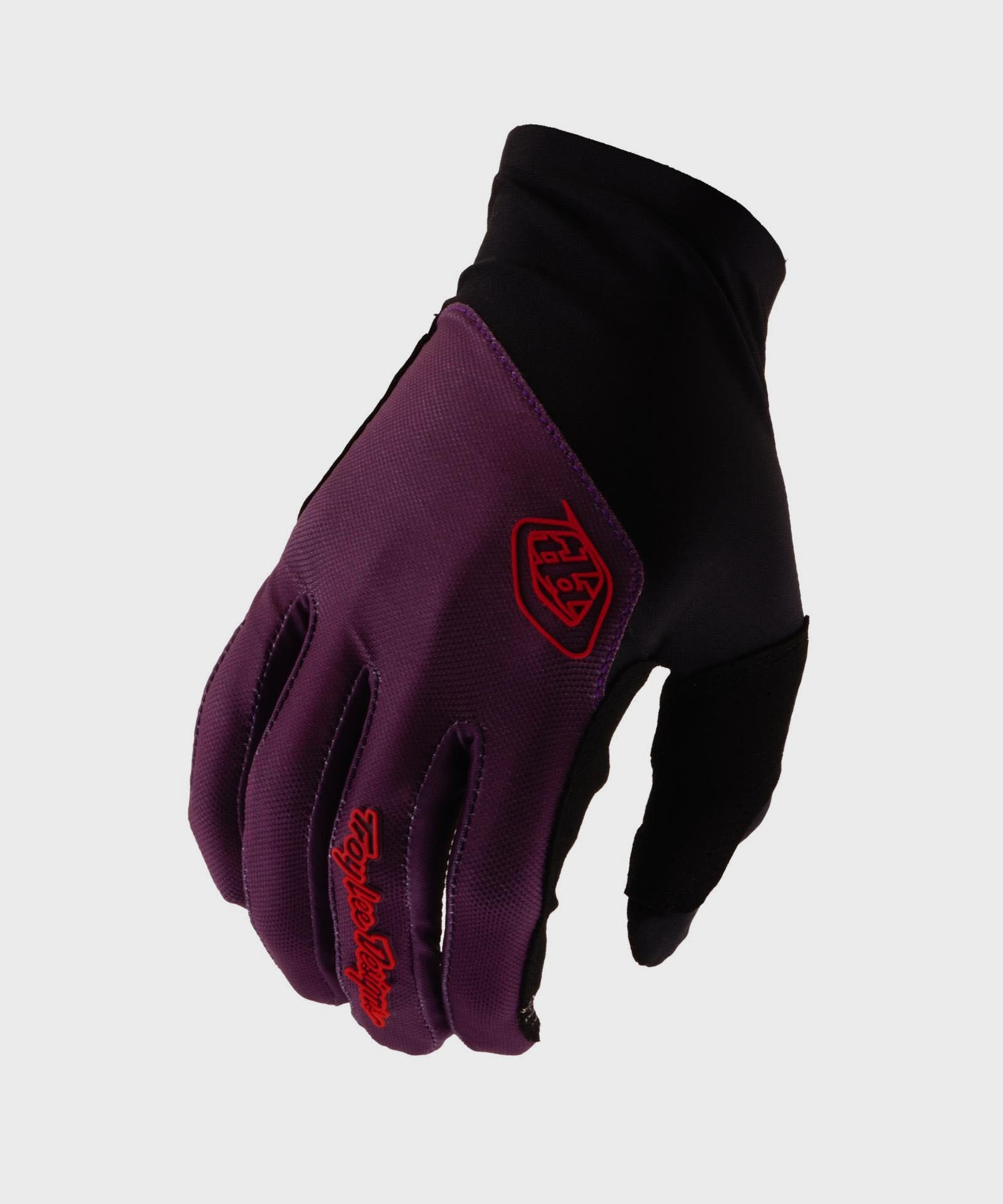 Troy Lee Designs Flowline Cycle Gloves Mono Sangria - FREE UK Shipping, FREE 365 Day Returns | Moto Central