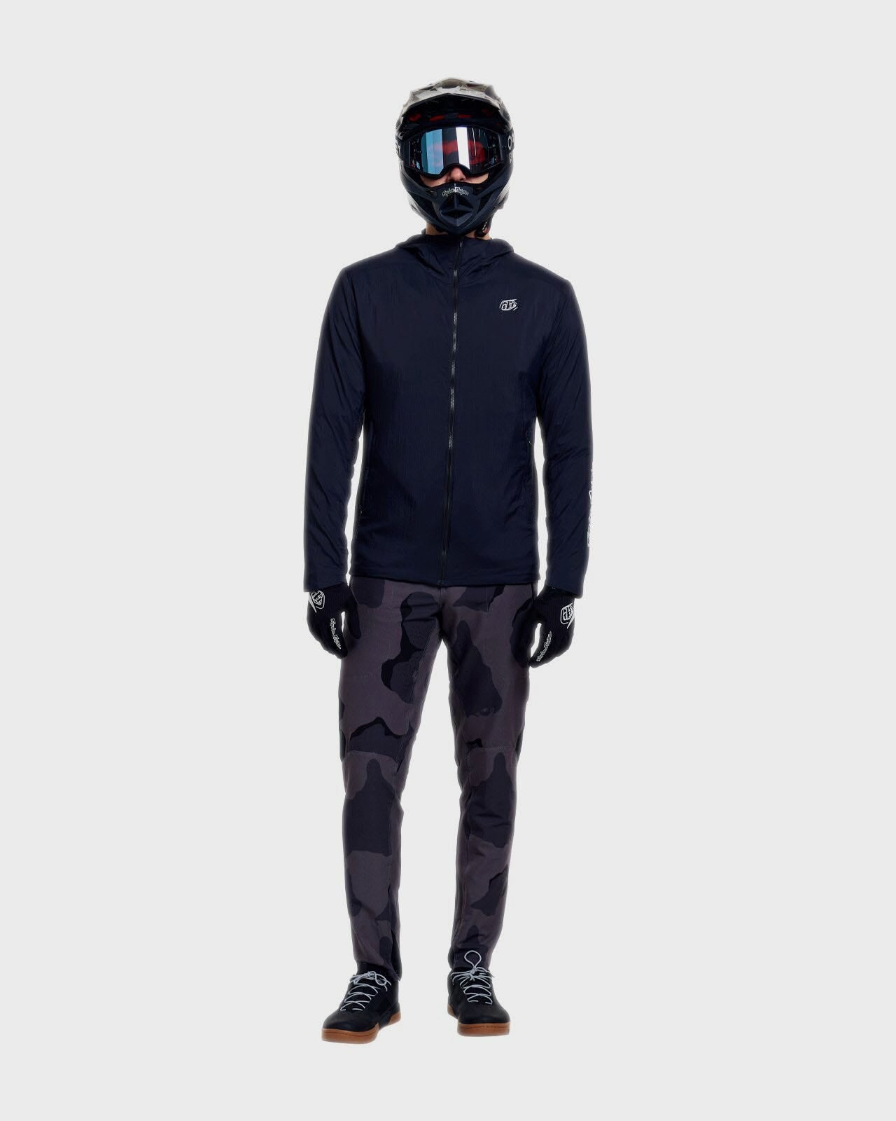 Troy Lee Designs Mathis Cycle Jacket Mono Carbon - FREE UK Shipping, FREE 365 Day Returns | Moto Central