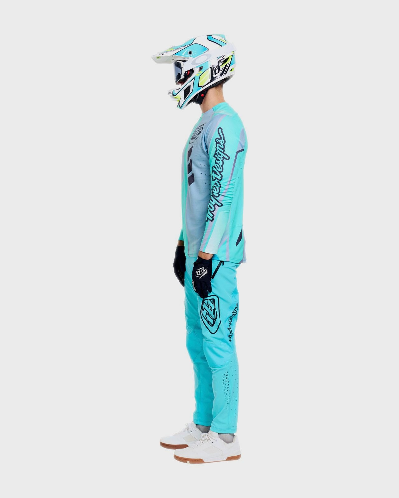 Troy Lee Designs Sprint Pro Cycle Jersey Lowrider Real Teal - FREE UK Shipping, FREE 365 Day Returns | Moto Central