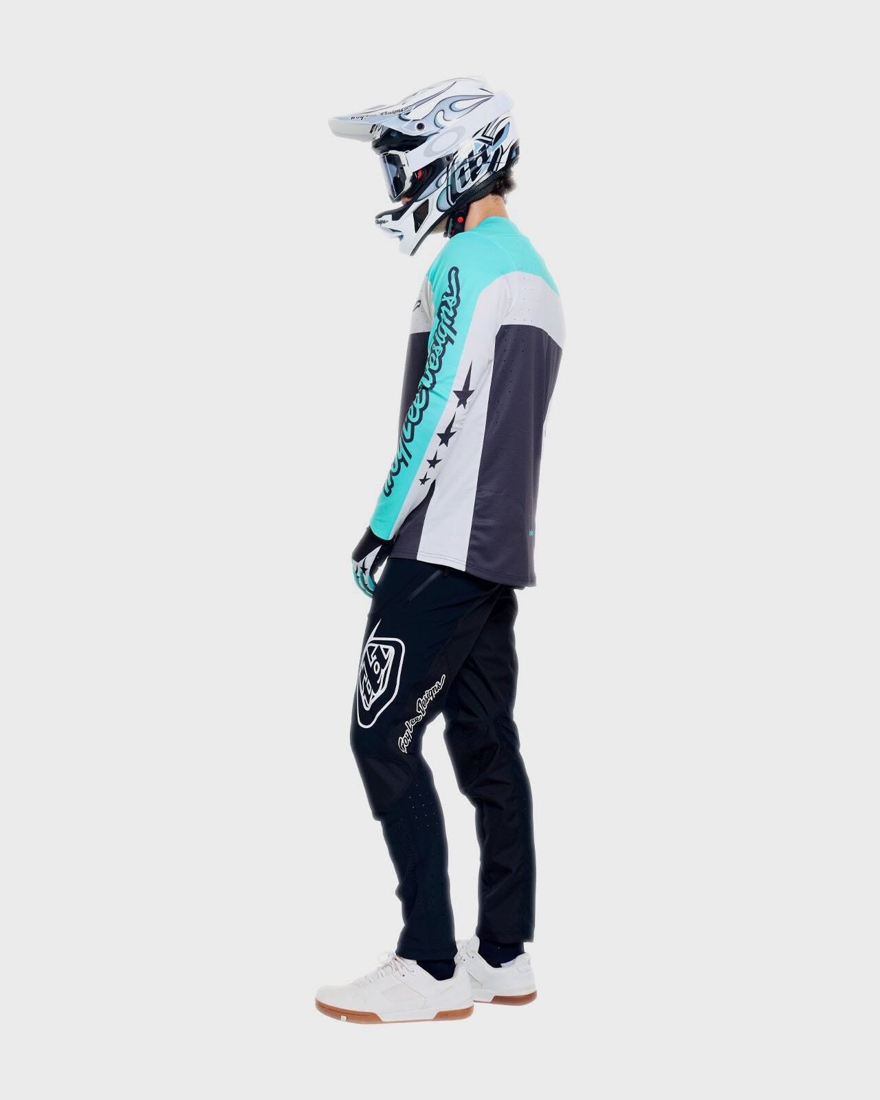 Troy Lee Designs Sprint Pro Cycle Jersey Yo Moto Carbon - FREE UK Shipping, FREE 365 Day Returns | Moto Central