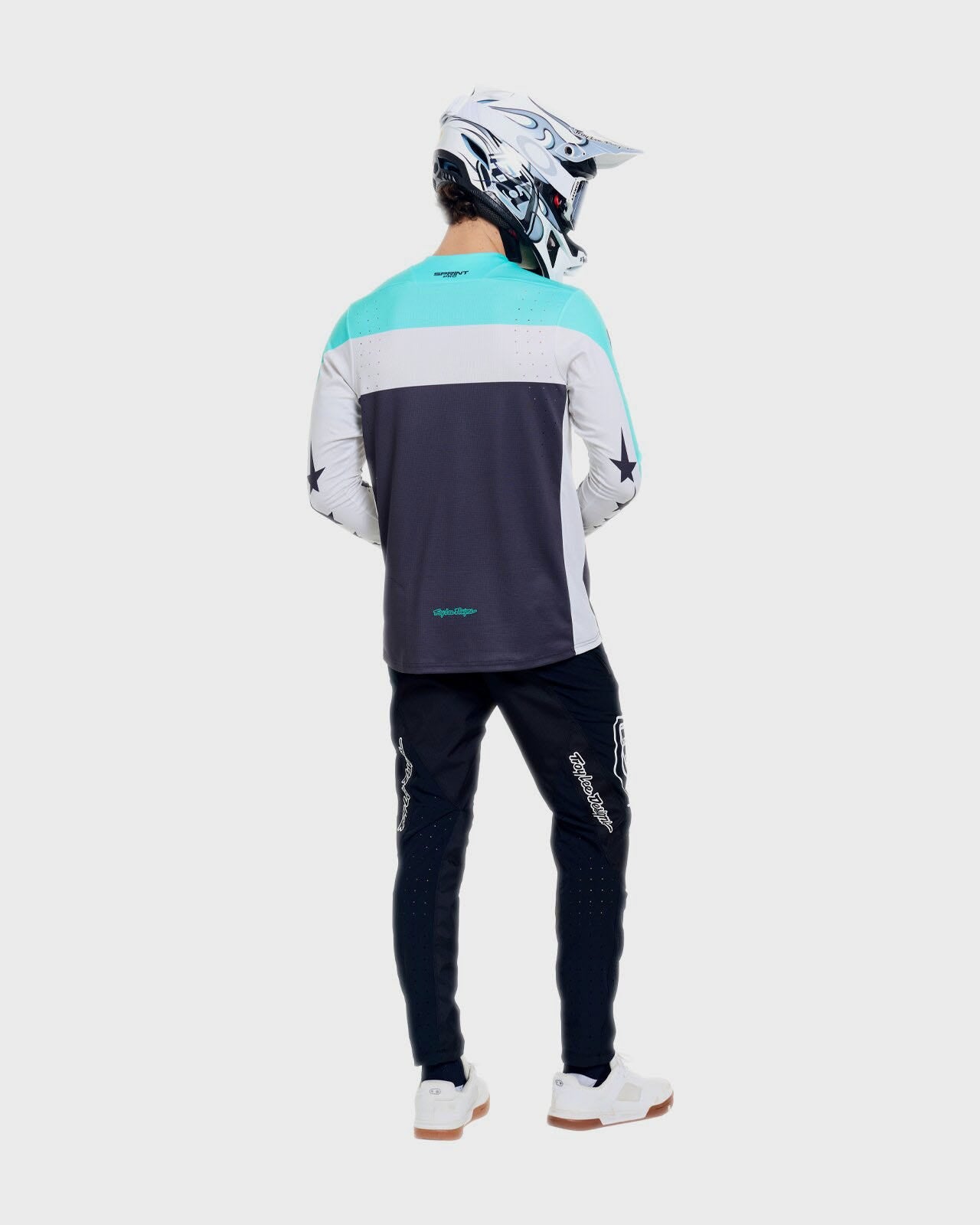 Troy Lee Designs Sprint Pro Cycle Jersey Yo Moto Carbon - FREE UK Shipping, FREE 365 Day Returns | Moto Central