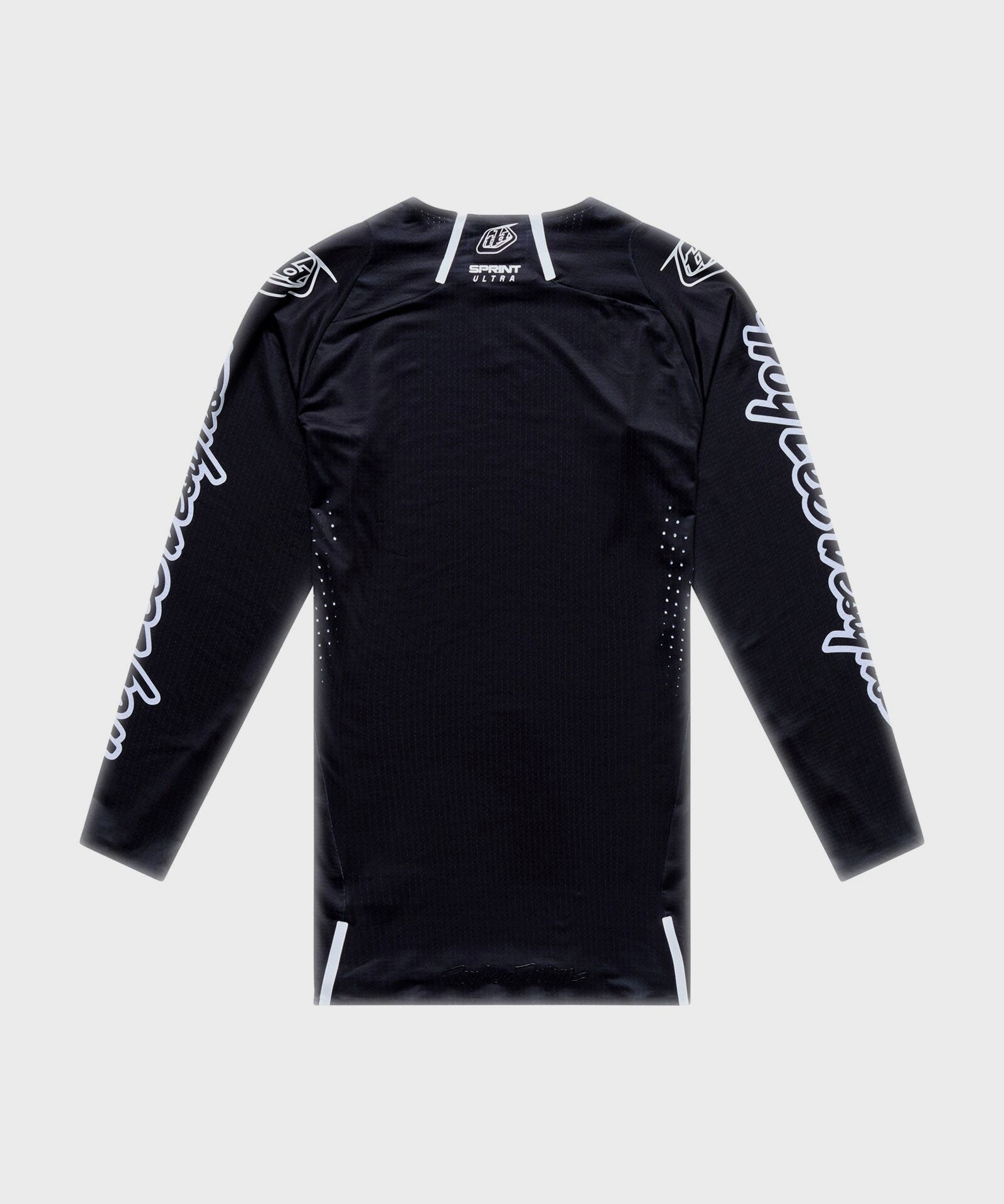 Troy Lee Designs Sprint Ultra Cycle Jersey Mono Black - FREE UK Shipping, FREE 365 Day Returns | Moto Central