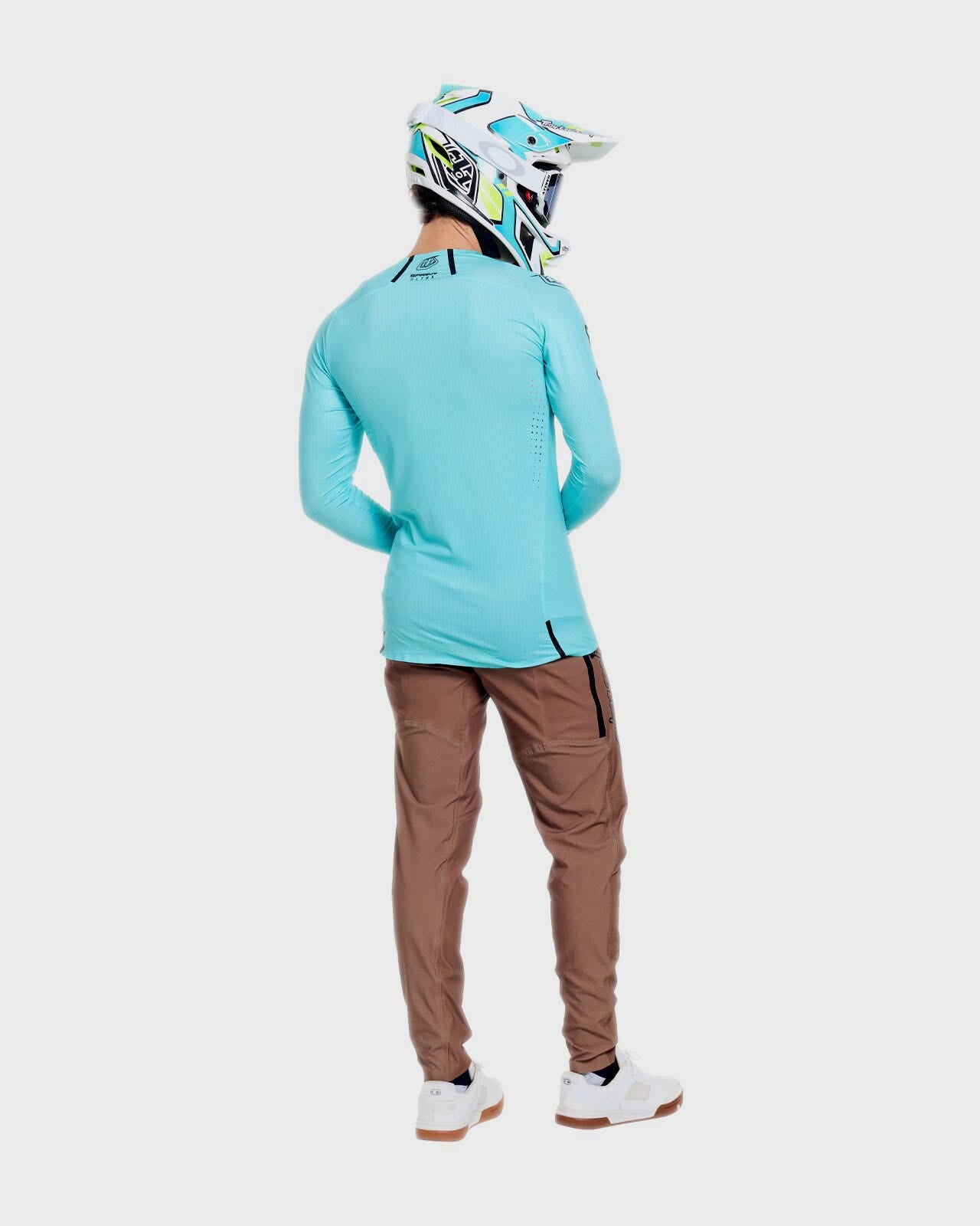 Troy Lee Designs Sprint Ultra Cycle Jersey Mono Real Teal - FREE UK Shipping, FREE 365 Day Returns | Moto Central