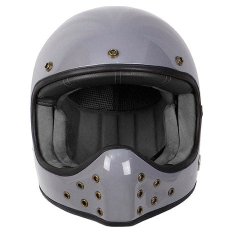 ByCity The Rock Grey, full-face motorcycle helmet, front view