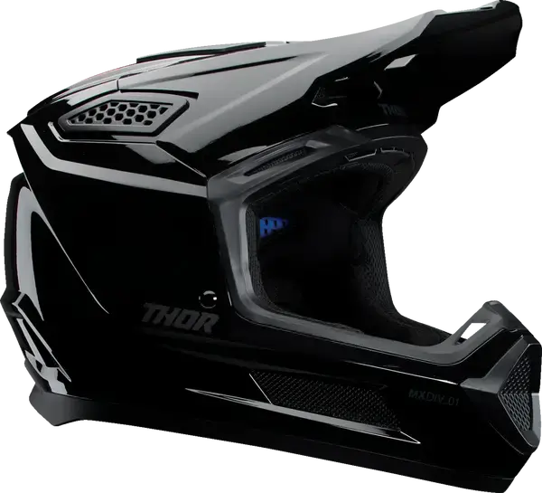 Thor Fleet Blackout Gloss Black - FREE UK Shipping, FREE 365 Day Returns | Moto Central