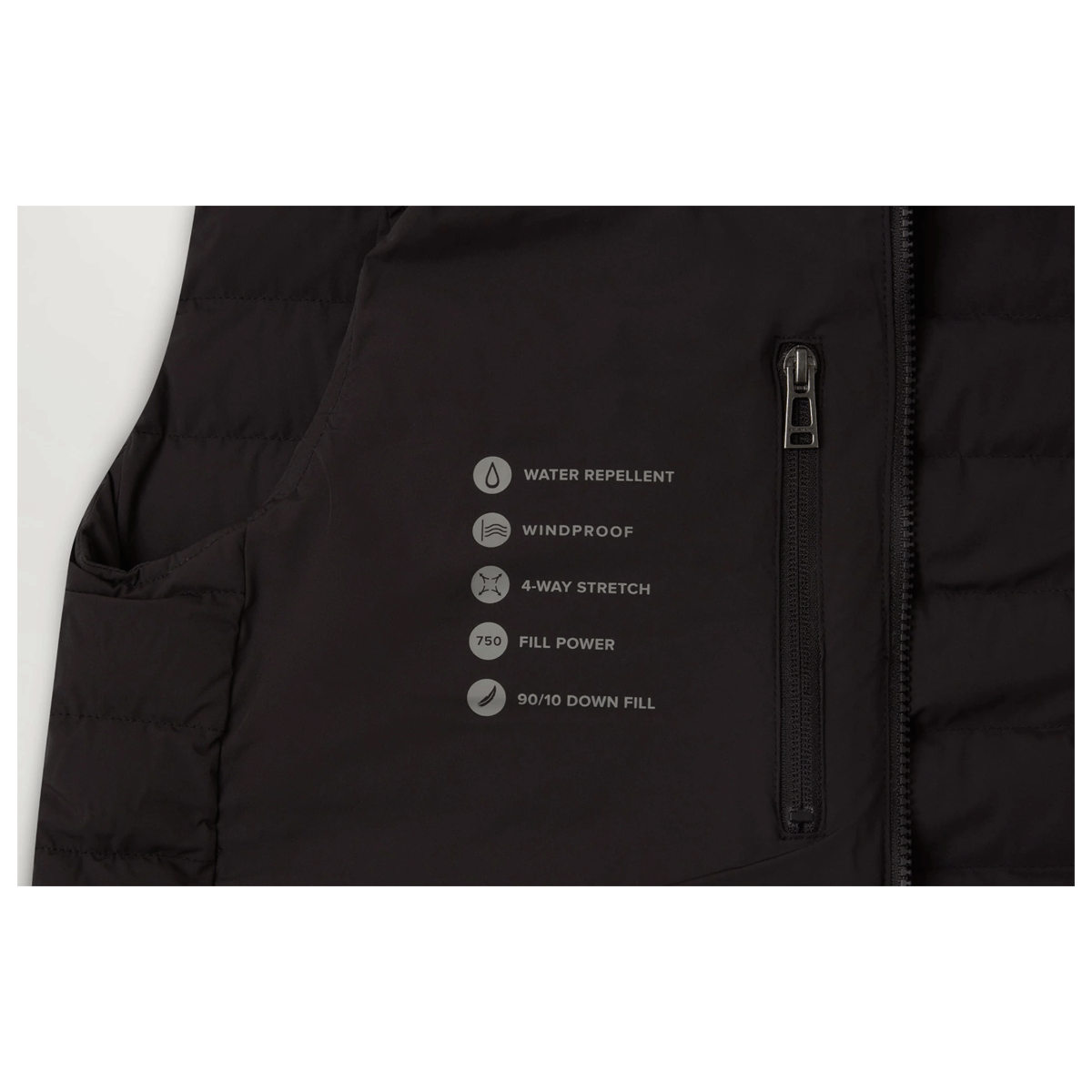Belstaff Chassis Gilet Black FREE UK Delivery, FREE 365 Day Returns | Moto Central