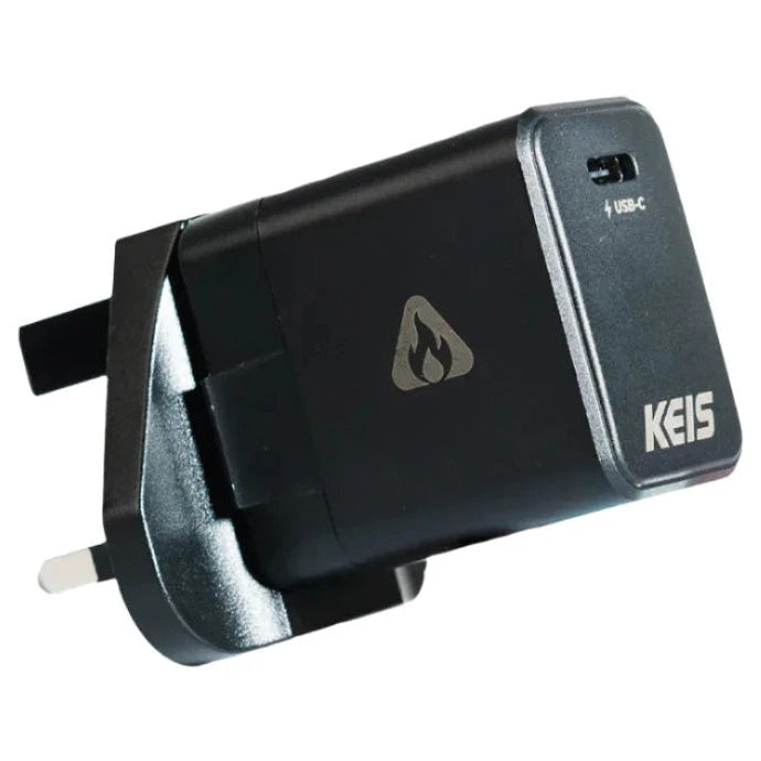Keis 30W Multinational Fast Charger (UK, EU, US) For 5000Mah Battery - additional product view