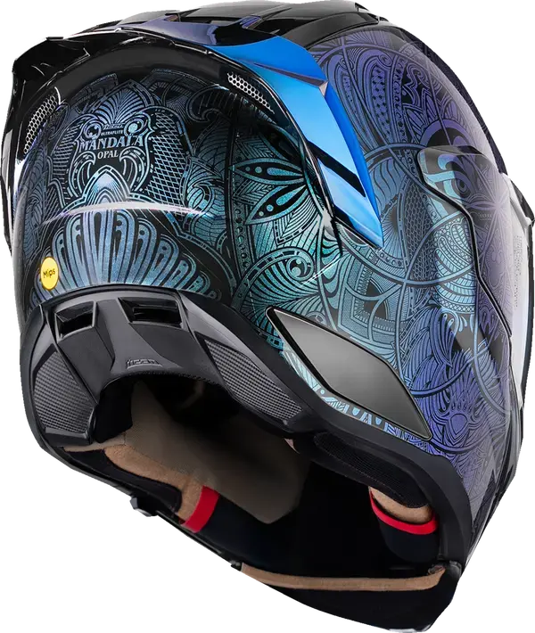 Icon Ultraflite Opal Mandala MIPS Blue - FREE UK Shipping, FREE 365 Day Returns | Moto Central