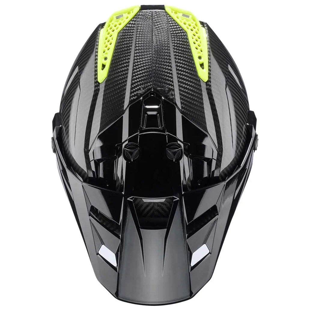 Caberg Tanami Carbon Black, top-front view