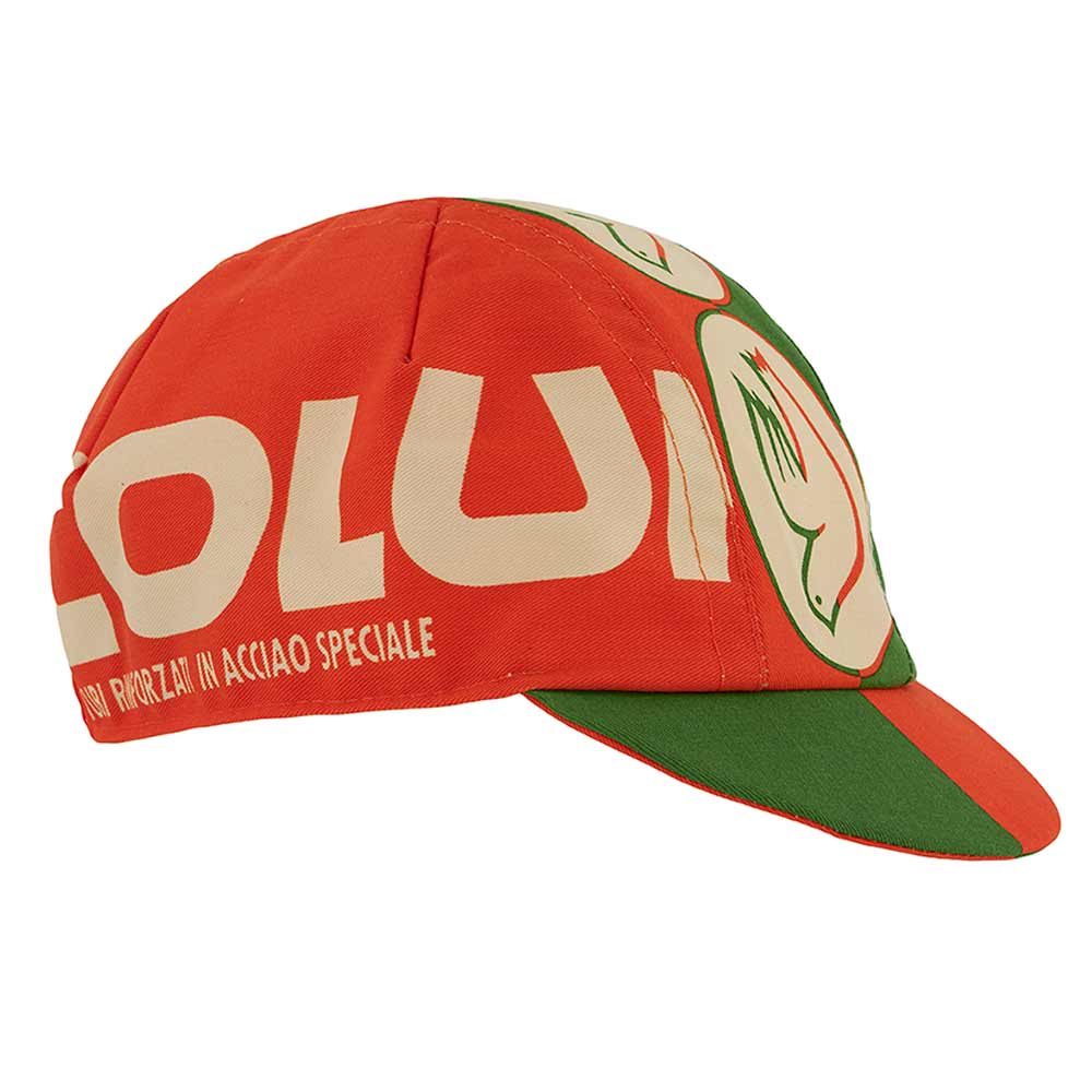 Columbus Box Cap Red / Green - FREE UK Shipping, FREE 365 Day Returns | Moto Central