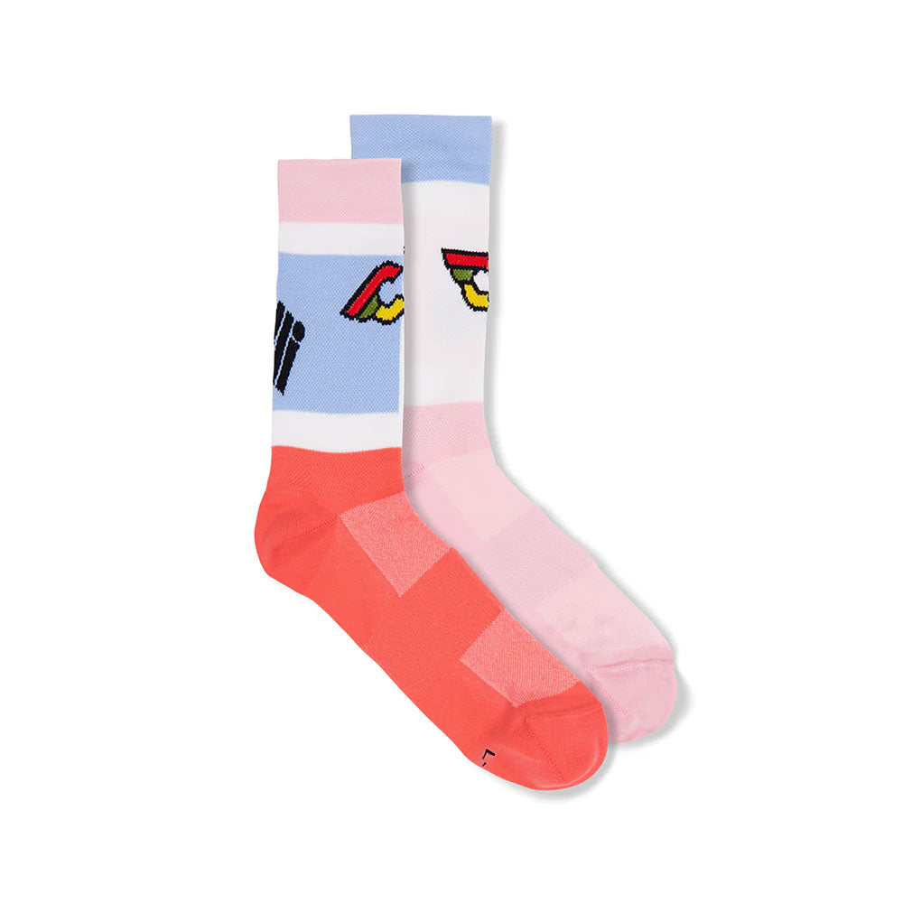 Cinelli Thelma And Louise Socks Red / Pink - FREE UK Shipping, FREE 365 Day Returns | Moto Central