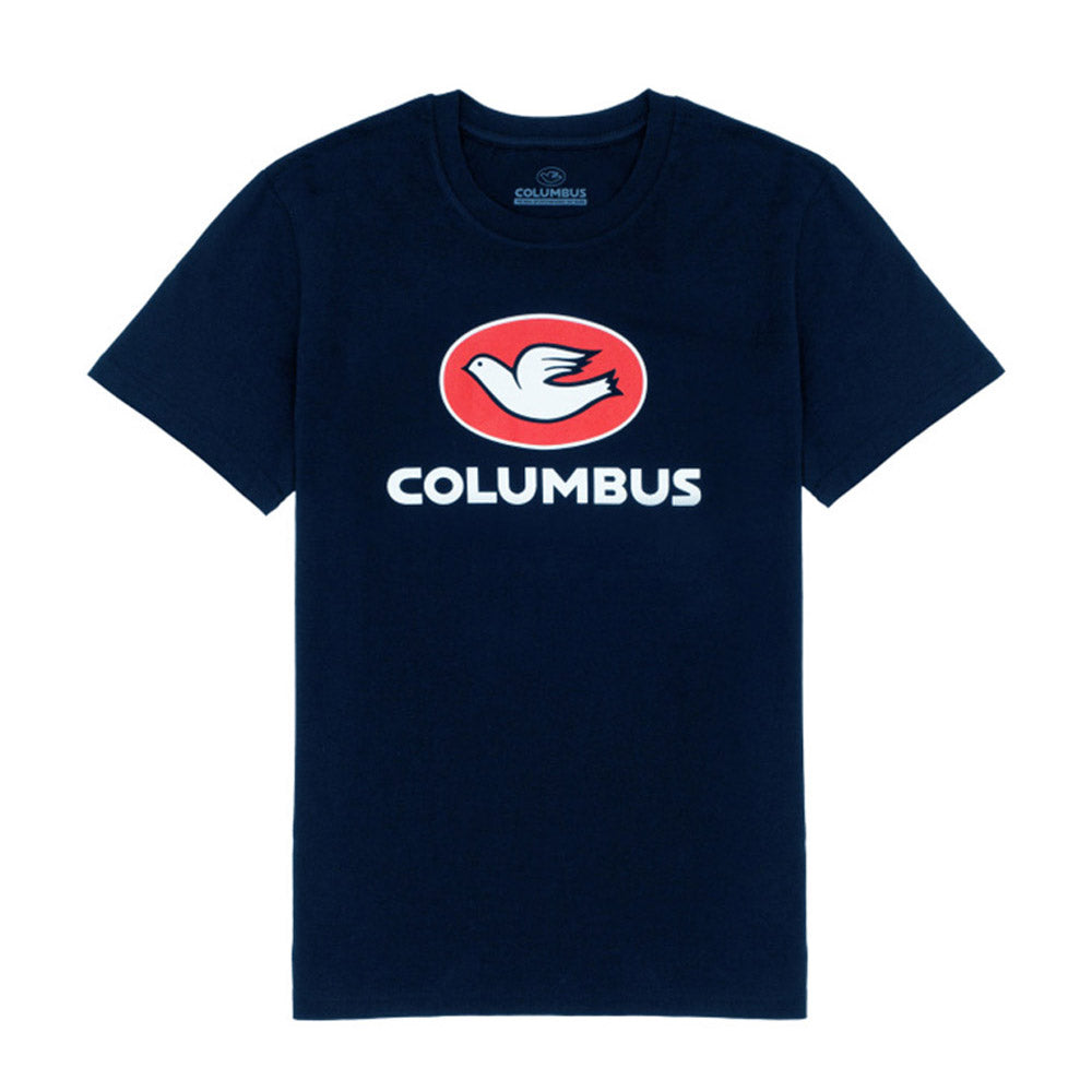 Cinelli Columbus Dove T-Shirt Navy - FREE UK Shipping, FREE 365 Day Returns | Moto Central