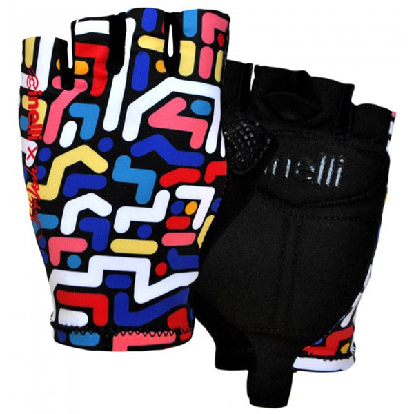 Cinelli City Lights Cycling Gloves Black - FREE UK Shipping, FREE 365 Day Returns | Moto Central