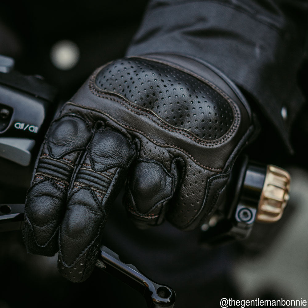 Spada Corso CE Leather Gloves Brown / Black FREE UK Delivery, FREE 365 Day Returns | Moto Central