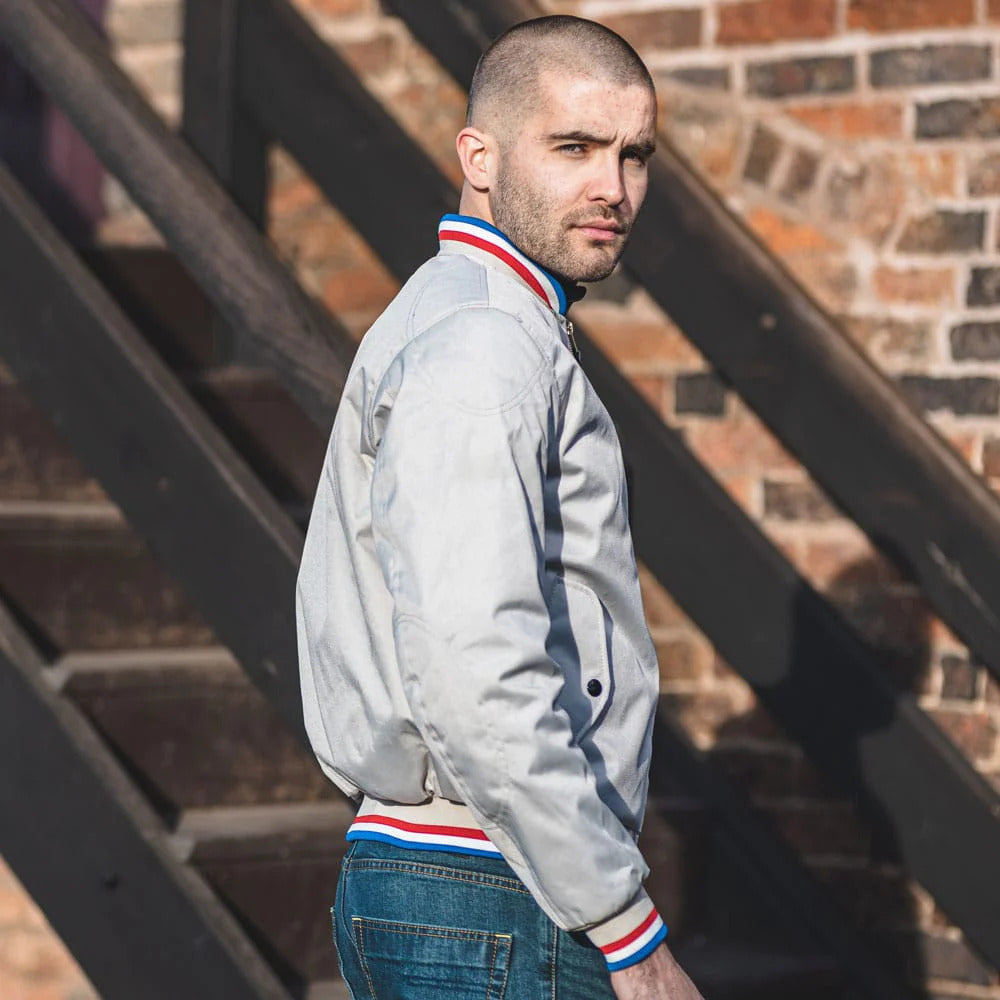 Spada Air Force 1 Royale CE Textile Jacket Ivory FREE UK Delivery, FREE 365 Day Returns | Moto Central