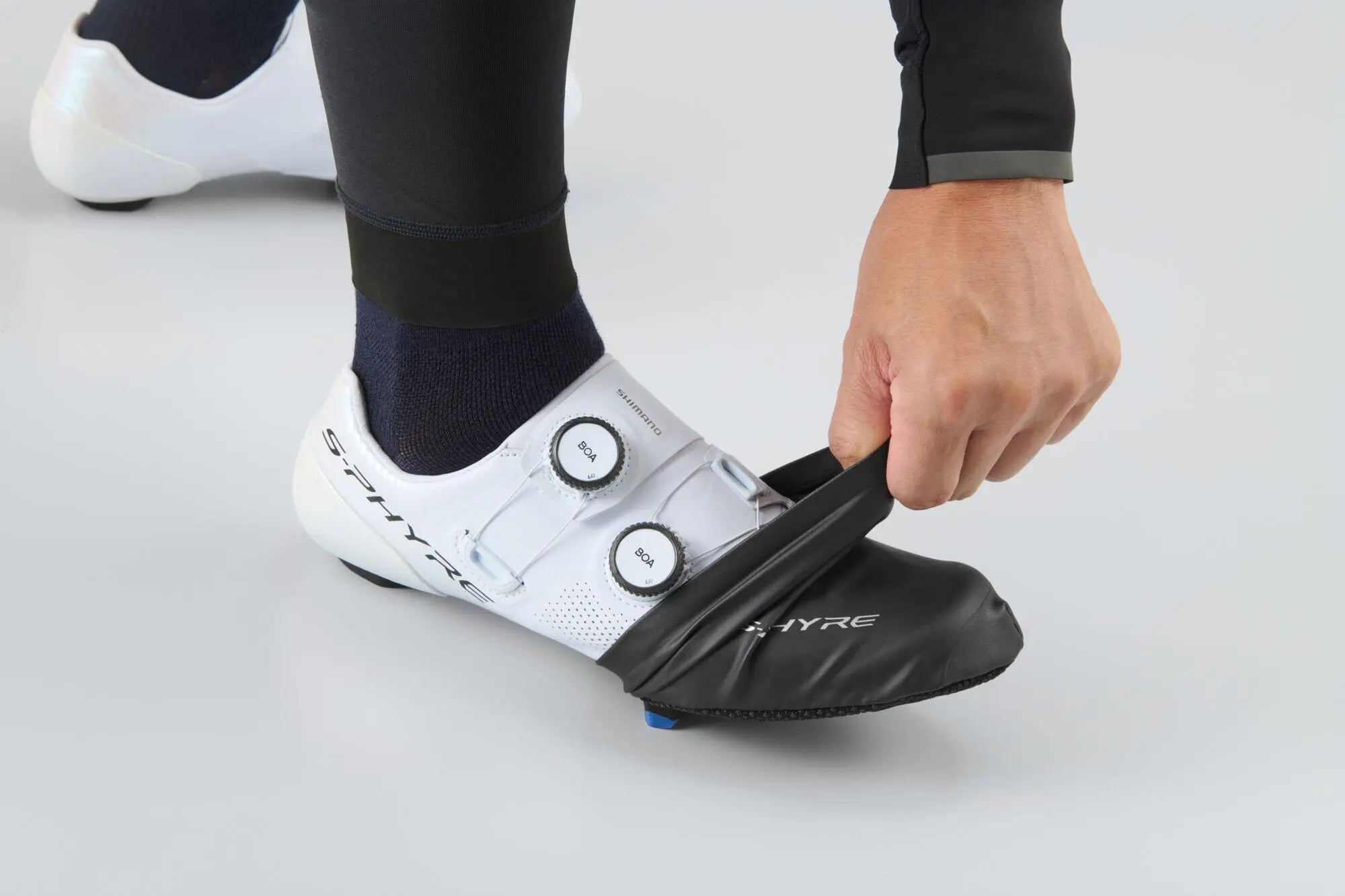 Shimano S-Phyre Toe Cover Black - FREE UK Shipping, FREE 365 Day Returns | Moto Central
