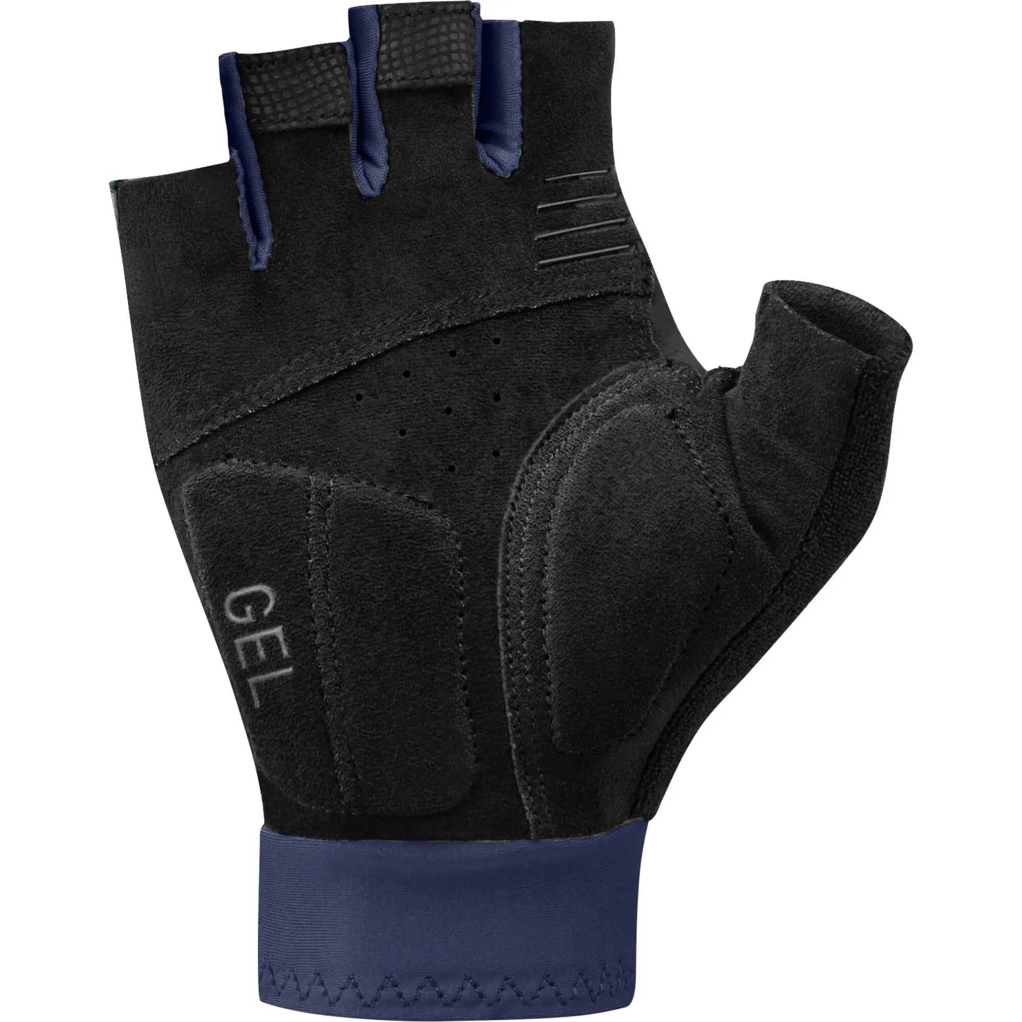 Shimano Explorer Gel Gloves Navy - FREE UK Shipping, FREE 365 Day Returns | Moto Central