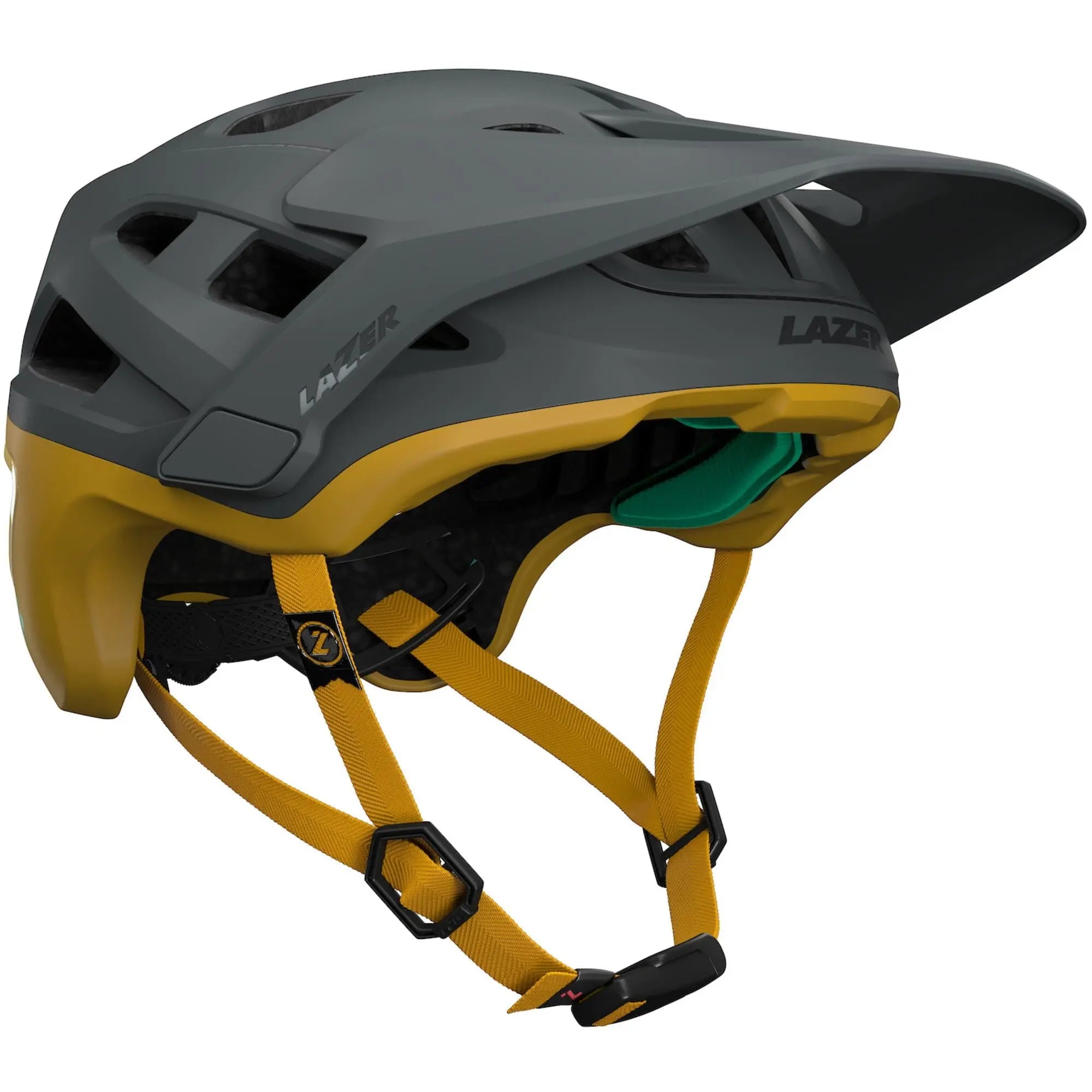 Lazer Jackal KinetiCore Cycle Helmet Matt Grey Autumn - FREE UK Shipping, FREE 365 Day Returns | Moto Central