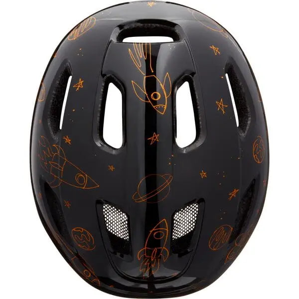 Lazer PNut 2.0 KinetiCore Kids Cycle Helmet Flying Rocket - FREE UK Shipping, FREE 365 Day Returns | Moto Central
