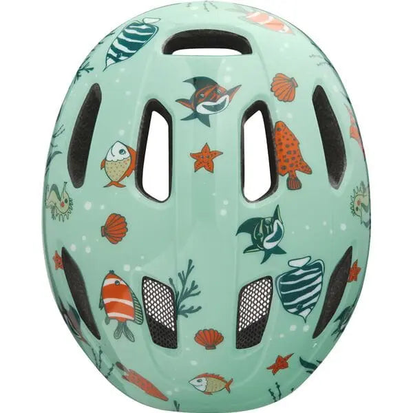 Lazer PNut 2.0 KinetiCore Kids Cycle Helmet Sealife - FREE UK Shipping, FREE 365 Day Returns | Moto Central