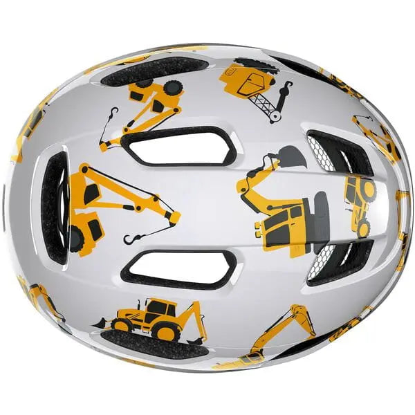 Lazer PNut 2.0 KinetiCore Kids Cycle Helmet Diggers - FREE UK Shipping, FREE 365 Day Returns | Moto Central