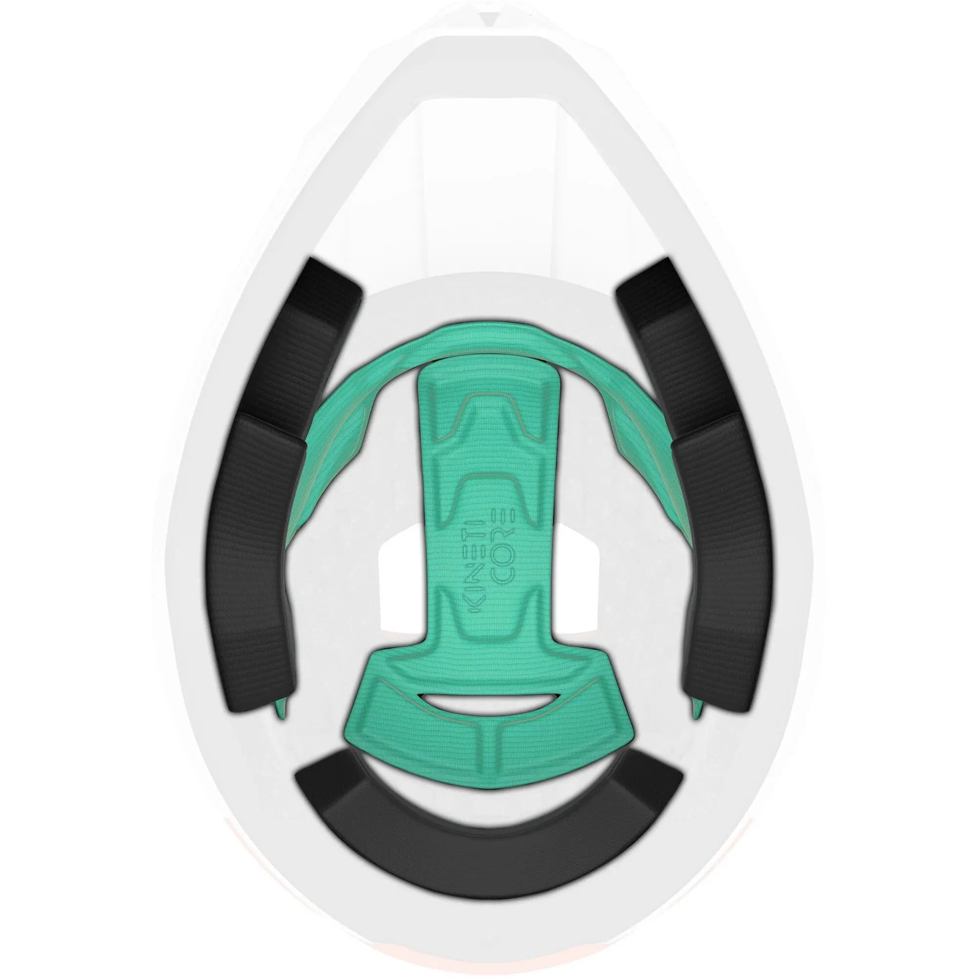 Lazer Cage KinetiCore Cycle Helmet Padding Green - FREE UK Shipping, FREE 365 Day Returns | Moto Central