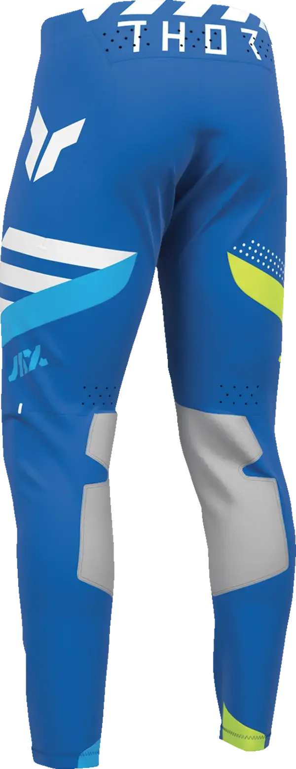 Thor Sportmode Synth MX Textile Trouser Blue - FREE UK Shipping, FREE 365 Day Returns | Moto Central