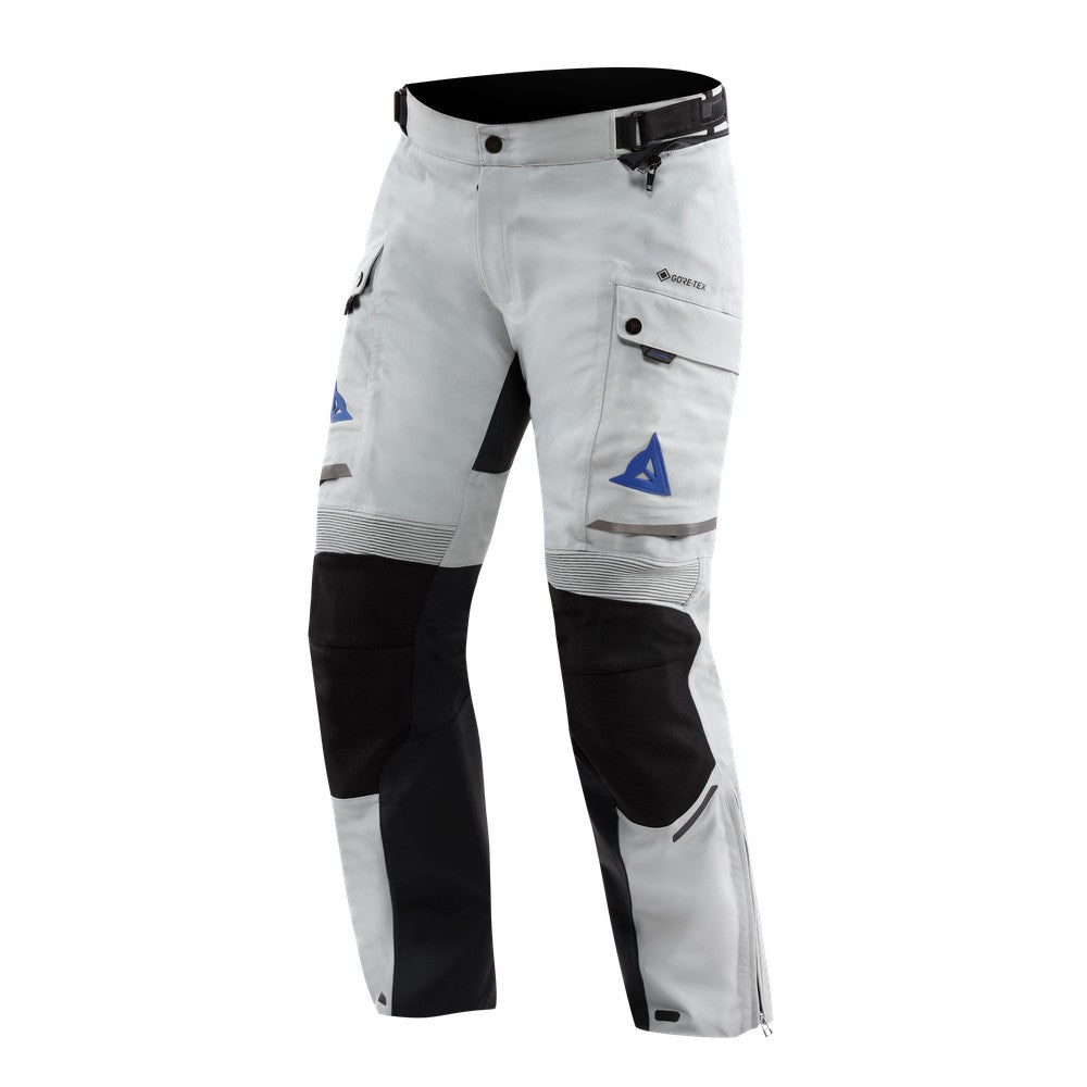 Dainese Super Expedition Gore-Tex Trouser Light Grey / Blue FREE UK Delivery, FREE 365 Day Returns | Moto Central