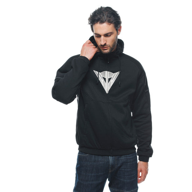 Dainese Daemon X Protective Hoodie Black / Black / White